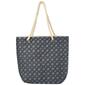Renshun Quilted Geometric Tote - Black/White - image 1