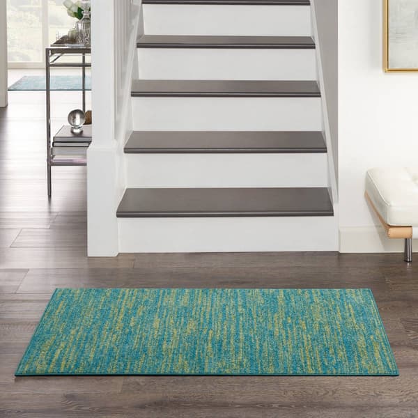 Nourison Essentials Two-Tone Indoor/Outdoor Area Rug