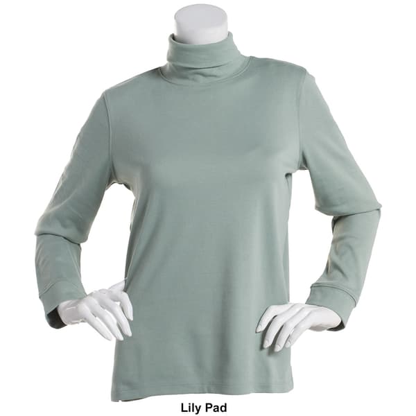 Womens Hasting &amp; Smith Long Sleeve Solid Turtleneck