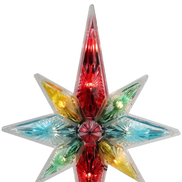 Northlight Seasonal 10.75in. Multi Star of Bethlehem Tree Topper