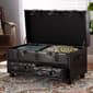 Baxton Studio Callum 2 Drawer Storage Trunk Ottoman - image 11