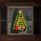 Northlight Seasonal Christmas Tree w/ Presents Window Décor - image 6