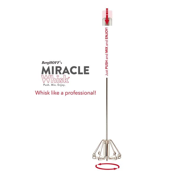 BergHOFF Essentials Stainless Steel 12in. Miracle Whisk