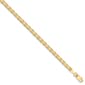 Mens Gold Classics(tm) 3mm. 14k Gold Concave Anchor Chain Bracelet - image 1