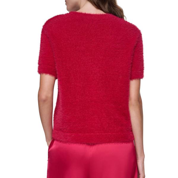 Womens DKNY Jeans Short Sleeve Brushed V-Neck Cardigan