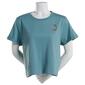 Juniors Attitude Not Included Silver Moon Boxy Graphic Tee - image 1