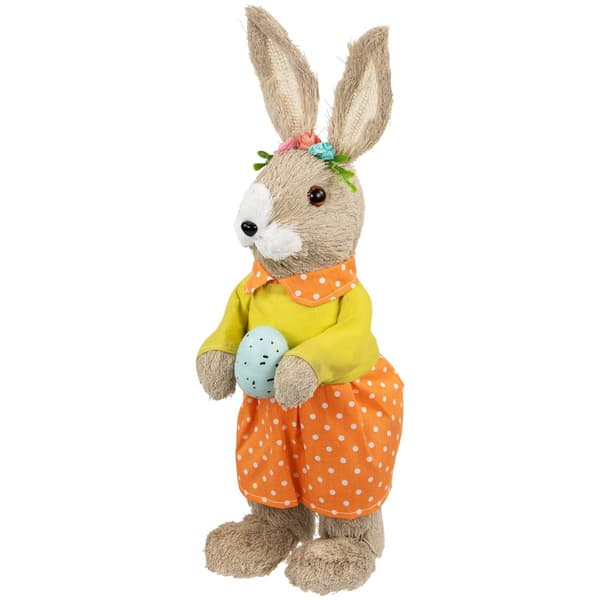 Northlight Seasonal Standing Boy Rabbit w/ Egg Easter Figurine