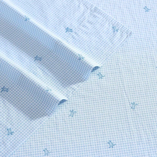 Laura Ashley Turtle Gingham 100% Cotton Sheet Set