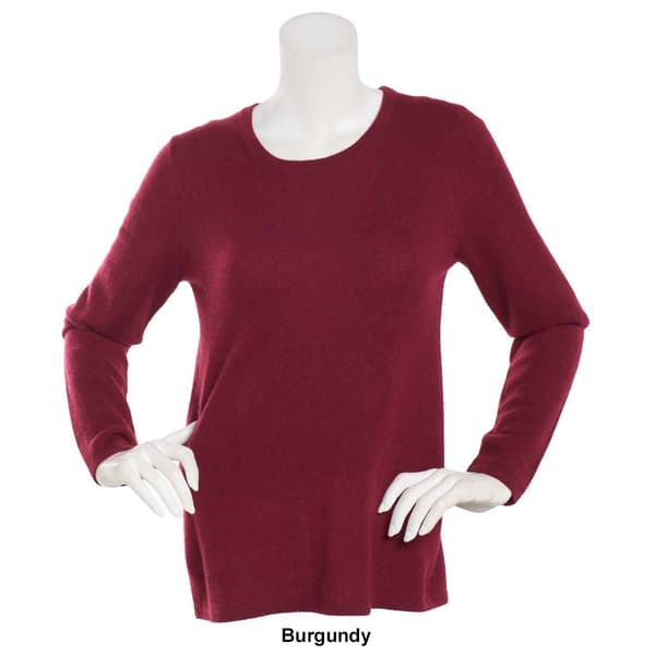 Womens Preswick Moore Long Sleeve Jewel Neck Cashmere Sweater