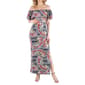 Womens 24/7 Comfort Apparel Paisley Maternity Maxi Dress - image 1