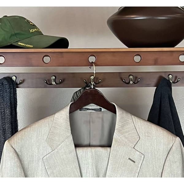 eccostyle™ Solid Bamboo Entryway Hall Tree w/ Storage Area