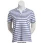 Petite Hasting & Smith Short Sleeve Stripe Henley Tee - image 6