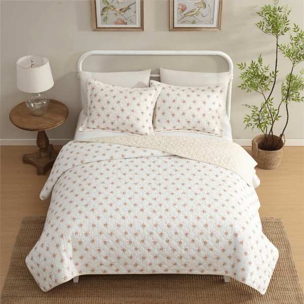 Laura Ashley Dorrie Reversible Qulit Set