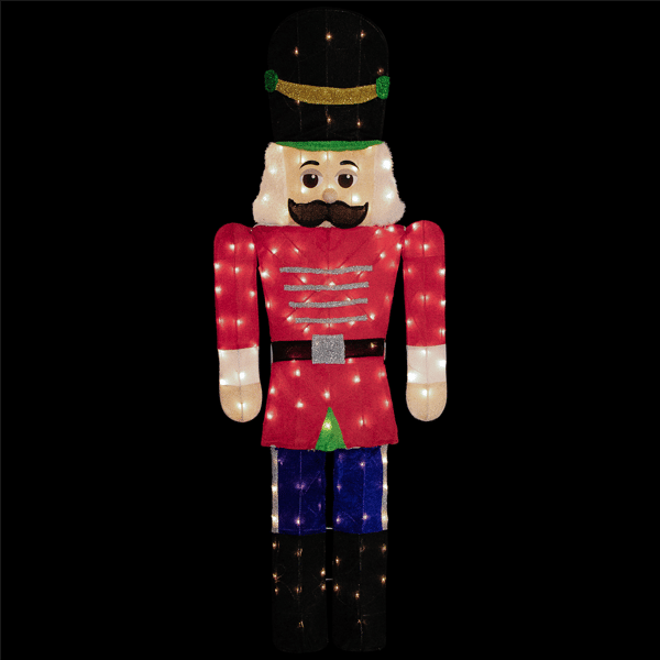 Northlight 72in. Lighted Toy Soldier Outdoor Christmas Decoration