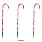 Northlight Seasonal 3pc. White/Red Candy Cane Pathway Markers - image 6