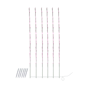 Northlight 6ct. Pink LED Lighted Branch Christmas Lawn Stakes - image 1