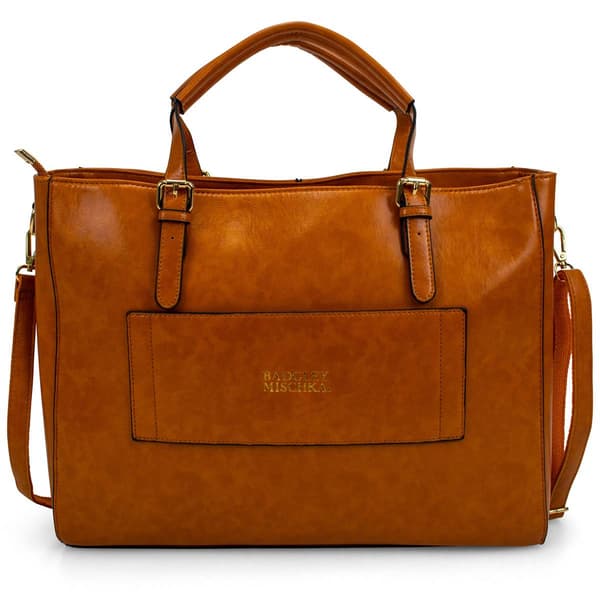 Badgley Mischka Julia Vegan Leather Tote Weekender Travel Bag