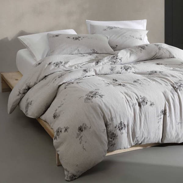 Calvin Klein Aquarelle Floral Cotton 3pc. Duvet Cover Set