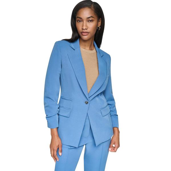 Womens DKNY Long Sleeve Double Breasted Jacket With Pockets - image 