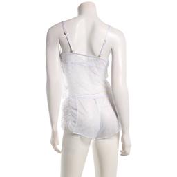 Womens Spree Intimates Ruched Mesh Cami & Shorts - CA2033