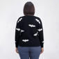 Plus Size Rio & Rian Long Sleeve Bat Pullover Sweater - image 3