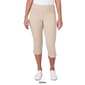 Womens Ruby Rd. Key Items Alt Denim Capri Pants - image 4