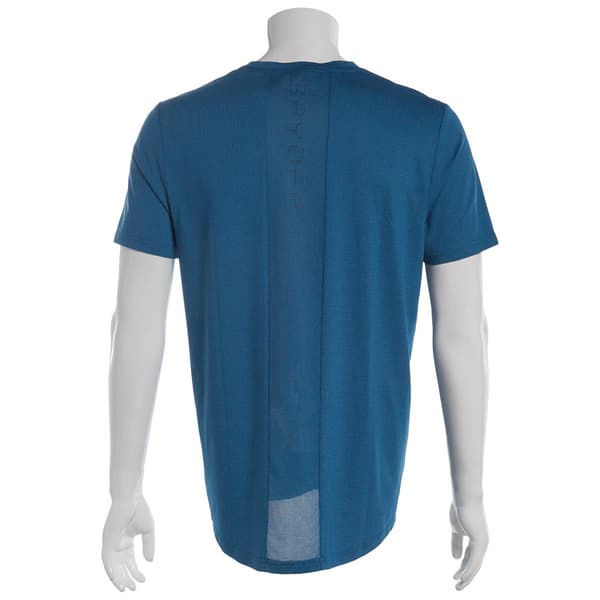 Mens Spyder Short Sleeve Jacquard Mesh Stripe Tee