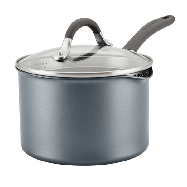 Circulon A1 Series Nonstick 3qt. Straining Saucepan w/Lid