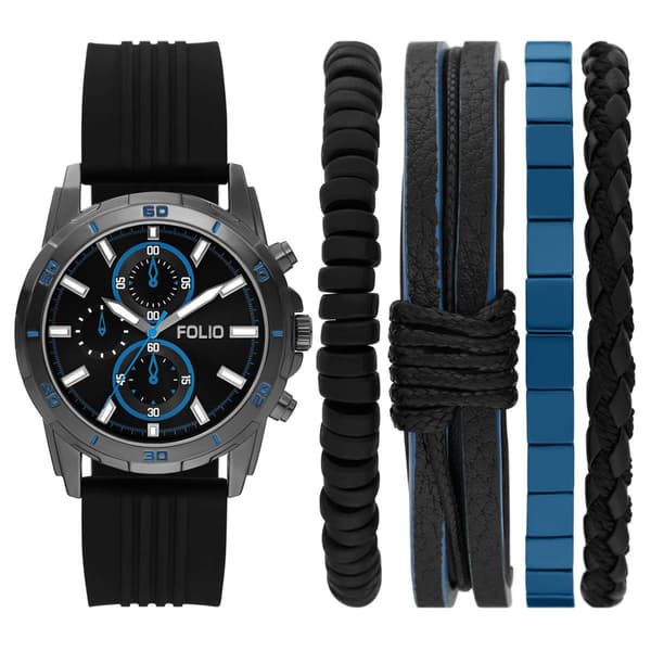 Mens Folio Sport Watch & Matching Bracelets Set - FMDFL6078 - image 