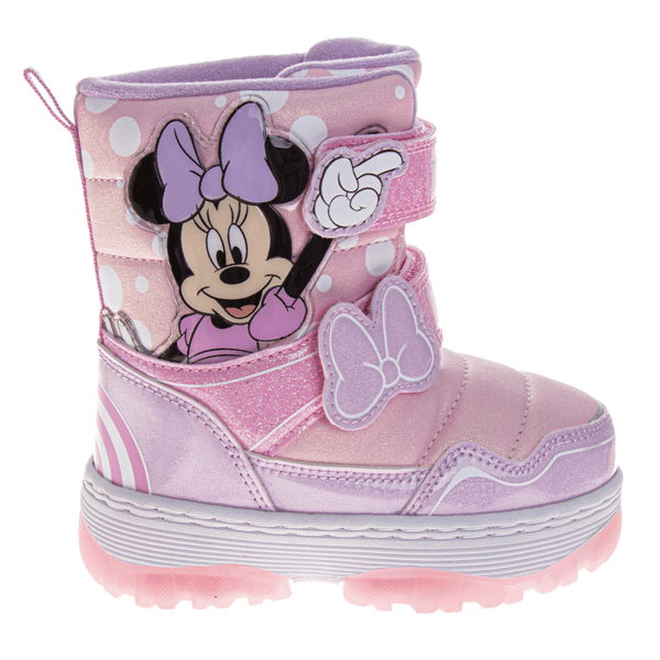 Toddler Girls Disney™ Pink Minnie Mouse Glitter Details Boots