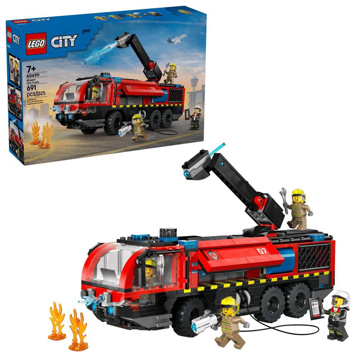 Open Video Modal for LEGO(R) City Airport Fire Truck Building Kit