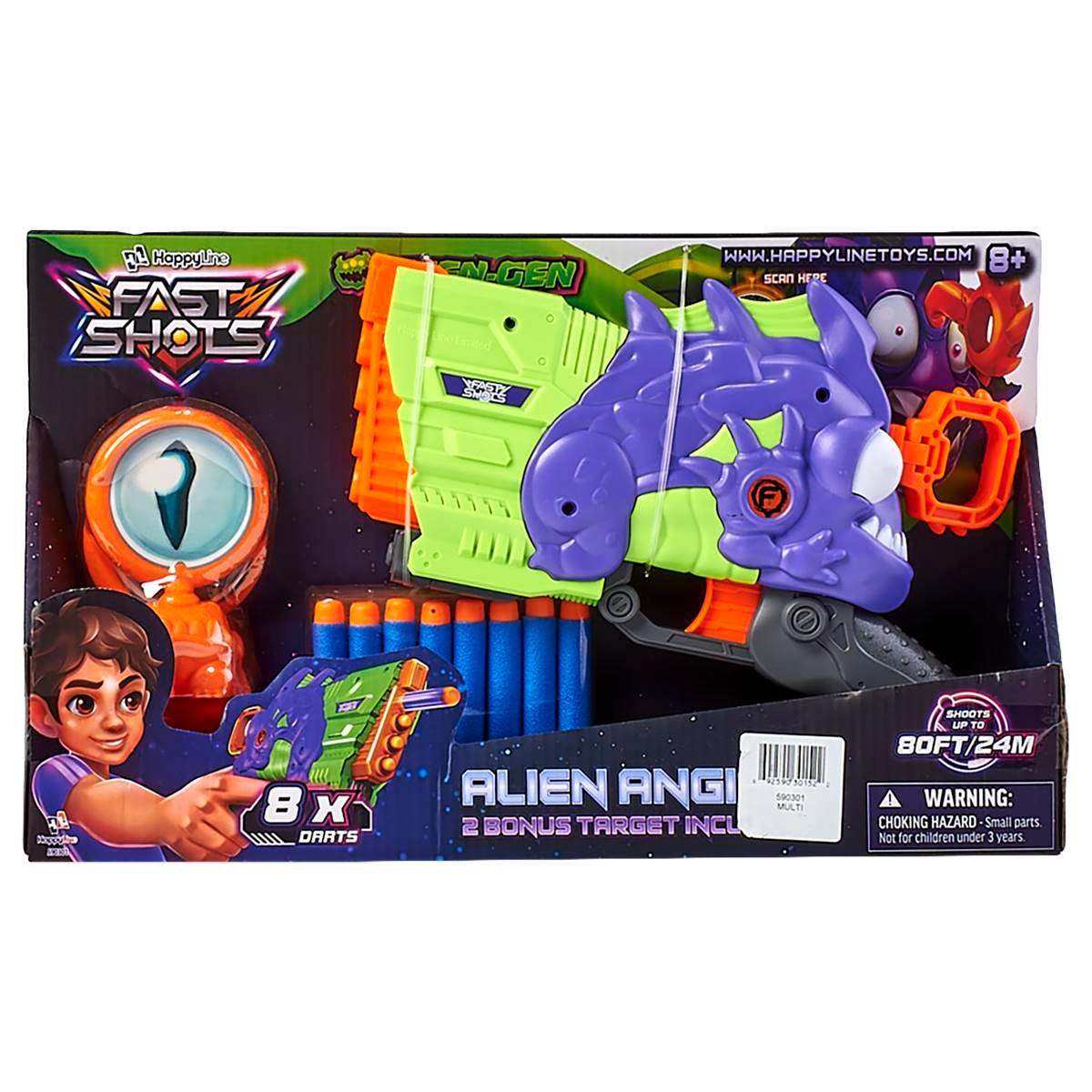 Happy Line Fast Shots Alien Angier Foam Launcher