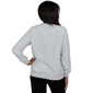 Womens Alfred Dunner Classics Floral Embroidered Sweatshirt - image 3