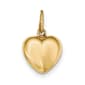 Gold Classics&#40;tm&#41; 14kt. Polished Puffed Heart Charm - image 1