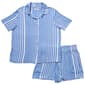 Womens Jones New York Short Sleeve & Short Stripe Pajama Set - image 1