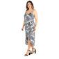 Plus Size 24/7 Comfort Apparel Spaghetti Strap Paisley Maxi Dress - image 3