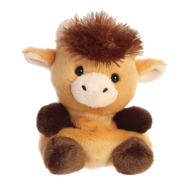 Palm Pals&#40;tm&#41; 5in. Hubert Highland Cow&#40;tm&#41; Eco Friendly Plush Beanie - image 