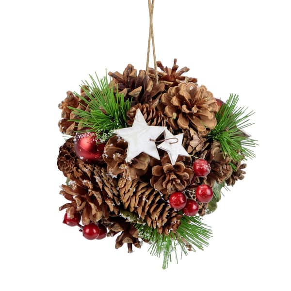 Northlight Seasonal 6in. Stars and Balls Christmas Ornament - image 