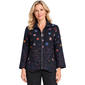 Petites Ali Miles Long Sleeve Polka Dot Zip Front With Pockets H - image 1