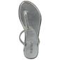 Womens Ashley Blue T-Strap w/Rhinestones Thong Sandals - image 5