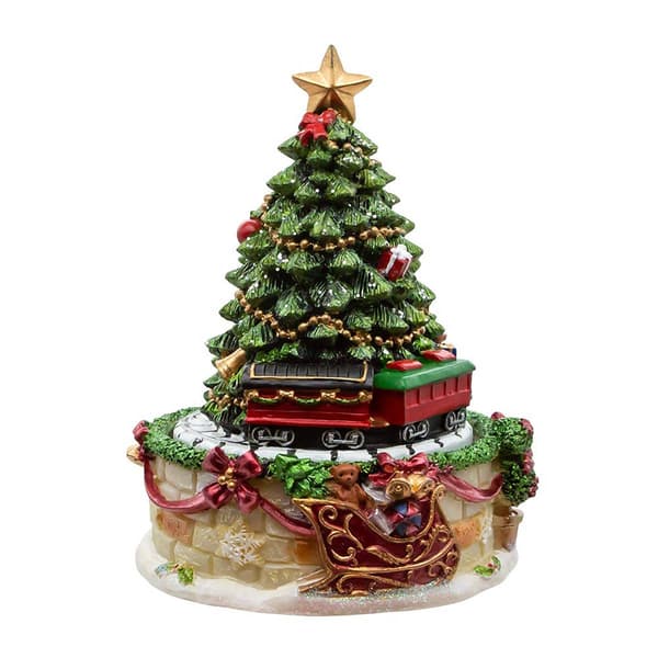 Kurt Adler 6in. Christmas Tree Revolving Music Box