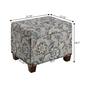 Convenience Concepts Madison Paisley Storage Ottoman - image 3