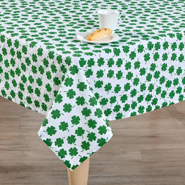 Clover Toss Print Tablecloth - image 