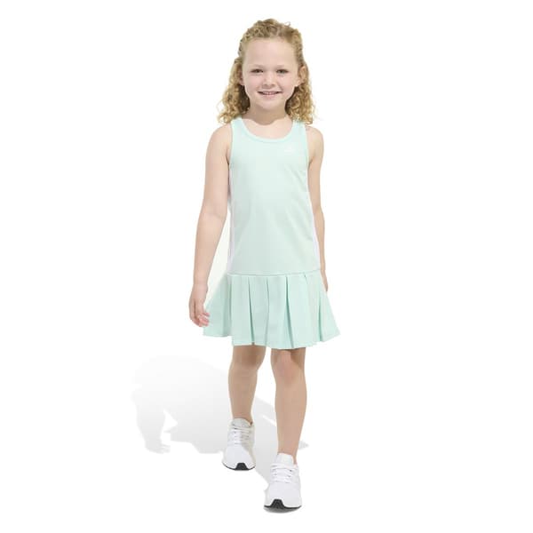 Girls (4-6x) adidas(R) Tank Tennis Pleat Hem Dress