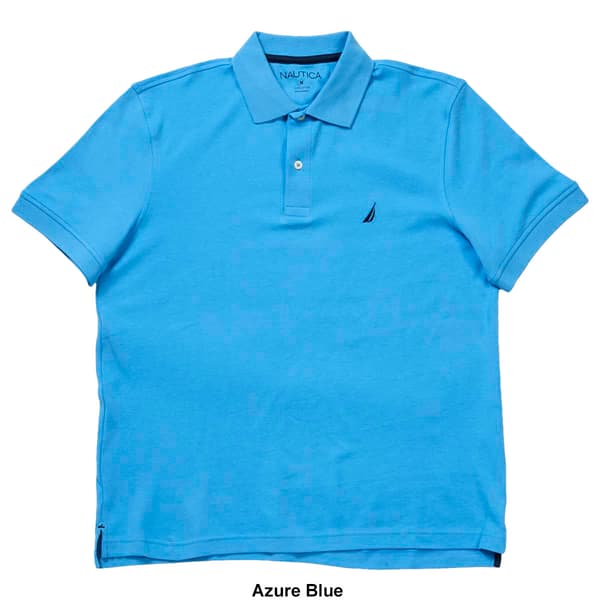 Mens Nautica Short Sleeve Interlock Polo