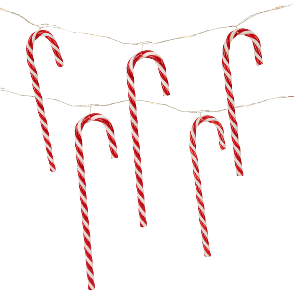 Northlight 3ft. LED Micro Fairy Candy Cane Christmas Lights