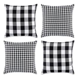 DII Black Aztec Print Pillow Cover (Set of 4)