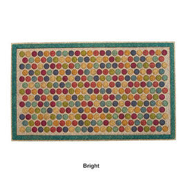 Colorful Dots Impression Accent Rug