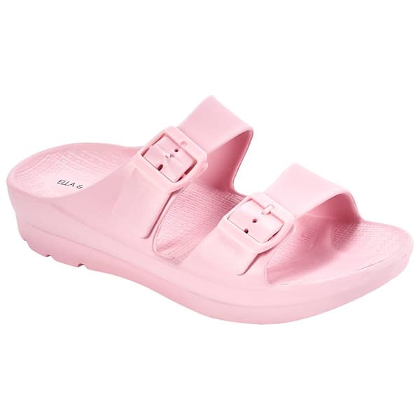 Womens Ella & Joy Wedge EVA Slide Sandals
