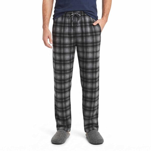 Mens Big & Tall Architect(R) Rolled Pajama Pants - Black/White - image 